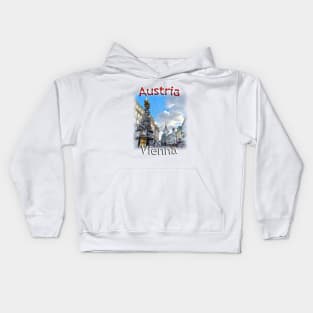 Austria - Vienna townscape Kids Hoodie